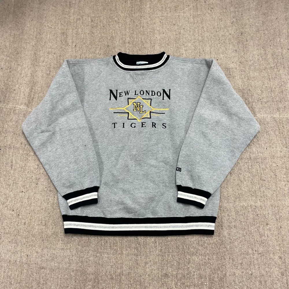 vintage north london tigers sweatshirt‎ mens xl grey 1990s